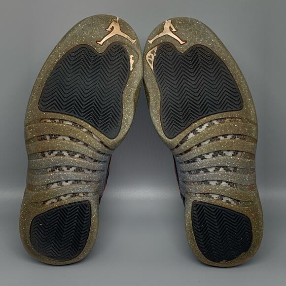 Jordan 12 Retro Utility‎ ‘Grind’ Basketball Shoes DC1062-006 Men’s Sz 9 - Picture 9 of 10